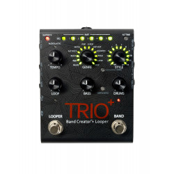 Digitech TRIOPLUS - Pédale Band Creator et looper avec carte SD et alimentation, noir