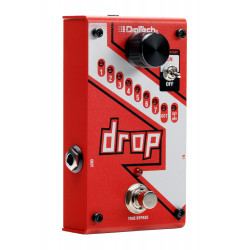 Digitech DROP - Pédale drop tune polyphonique pour guitare et basse - rouge