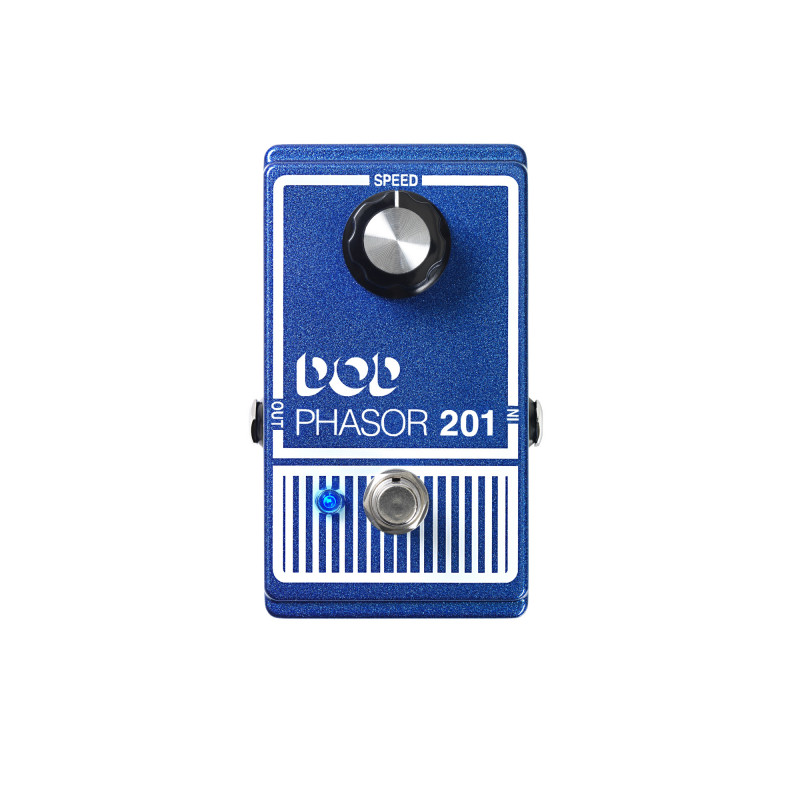 Dod PHASOR201 - Pédale phaser analogique – True Bypass, bleu métallisé