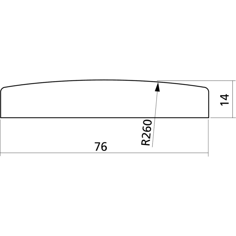 Sillet De Chevalet type Folk en plastique Couleur Ivoire  EZ1491