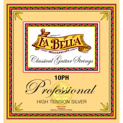 La Bella 10PH - Jeu pour guitare classique Professional, tension Hard