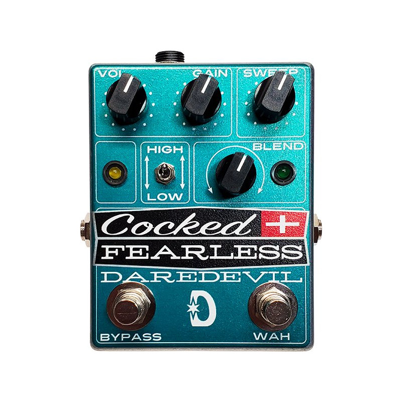 Daredevil pedals Cocked + Fearless - Pédale d'effet à double distorsion + Fixed/Cocked Wah