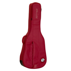 Ritter RGC3DSRD - Housse CAROUGE 3 pour guitare dreadnought, rouge