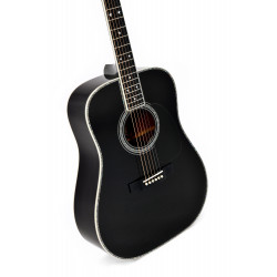 Sigma DT-42-NASHV – Guitare acoustique – dreadnought - table épicéa massif - noir brillant + Étui