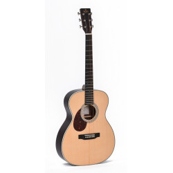 Sigma SOMR-28L – Guitare acoustique - table épicéa massif - touche & chevalet ébène + softcase – gaucher