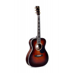 Sigma SOMR-45-SB – Guitare acoustique - table épicéa massif - touche ébène - sunburst brillant + Étui