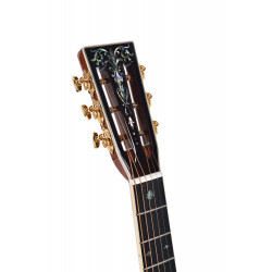 Sigma SDR-42S – Guitare acoustique dreadnought - série custom - table épicéa massif - touche ébène - soft case - naturelle...