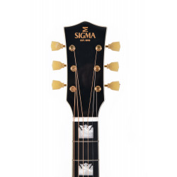 Sigma GJA-SG200-RBL – Guitare électro acoustique - grand Jumbo - table épicéa massif + soft case, bleu royal