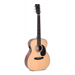 Sigma SOMM-STE – Guitare électro acoustique - table épicéa massif + soft case - naturel satiné