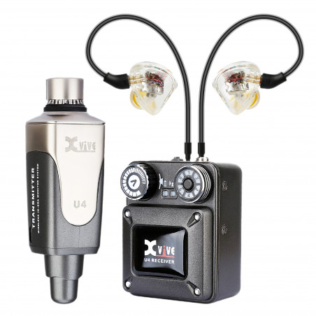 X-vive XVI-U4T9 - Ensemble hf in-ear monitor