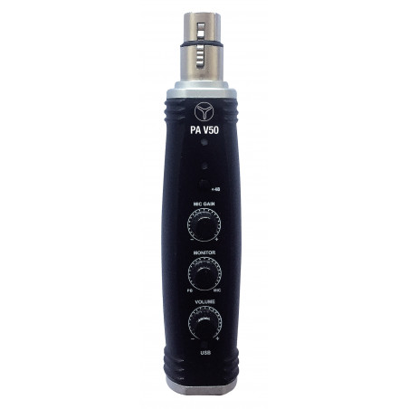 Audiodesign PAV50 – Convertisseur a/n-n/apour microphone et casque, noir