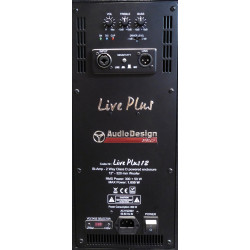 Audiodesign LIVE12PLUS - Enceinte active 2 voies bi-amplifiée 350W RMS