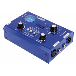 Audiodesign PAV53 – Préamplificateur à lampe pour voix ou instruments, bleu