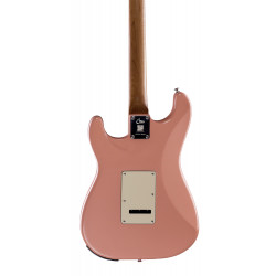 Mooer GTRS-P800PK – Guitare électrique - corps aulne, manche érable flammé torréfié - flamingo pink