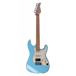Mooer GTRS-P801BL – Guitare électrique - corps aulne, manche érable flammé torréfié - tiffany blue