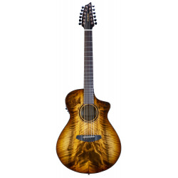 Breedlove PESX66CEA - Guitare électro acoustique - pursuit exotic s concert - amber – 12 cordes