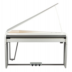 Piano numérique à queue Dexibell Vivo H10MGWHP | 88 notes, toucher lourd hybride