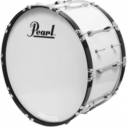 Pearl CMB2614-33 - Grosse caisse marching comp. 26x14'' blanc