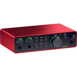 Focusrite SCARLETT4-2I2 - Interface audio Scarlett 2I2 4th Gen - 2 in / 2 out - USB-C