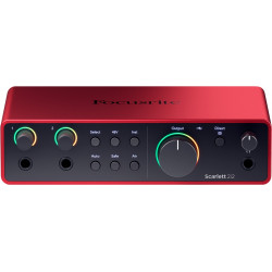 Focusrite SCARLETT4-2I2 - Interface audio Scarlett 2I2 4th Gen - 2 in / 2 out - USB-C