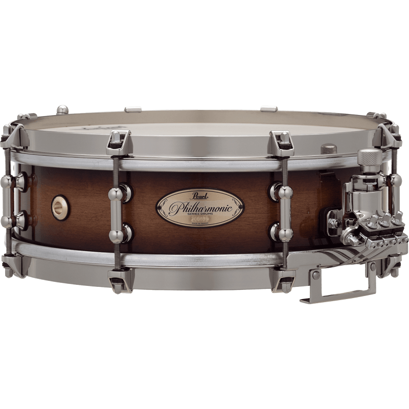 Pearl PHP1340-N314 - Caisse claire philharmonic 13 x 4'' érable 7,2 mm gloss barnwood brown