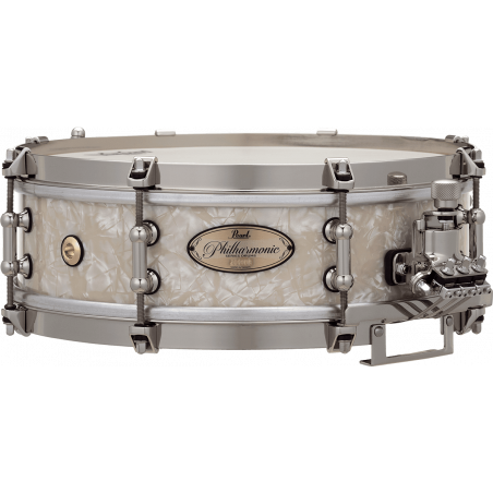 Pearl PHP1340-N405 - Caisse claire philharmonic 13 x 4'' érable 7,2 mm nicotine white marine pearl