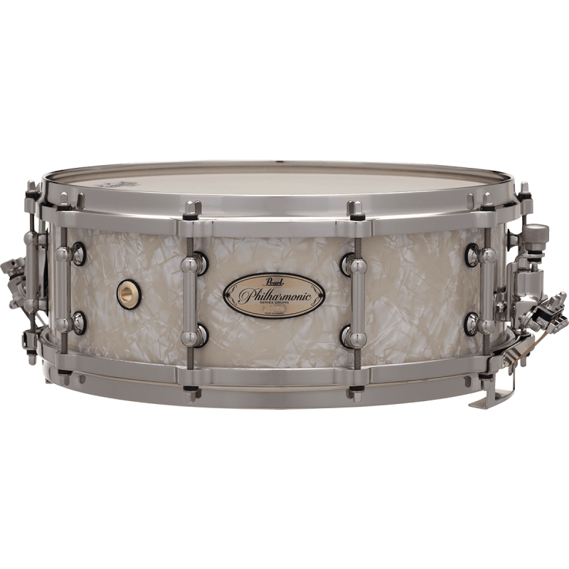 Pearl PHP1450-N405 - Caisse claire philharmonic 14 x 5'' érable 7,2 mm nicotine white marine pearl