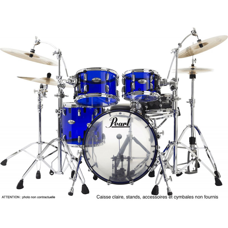 Pearl CRB504PC-742 - Batterie crystal beat 4f fusion 20'' blue sapphire
