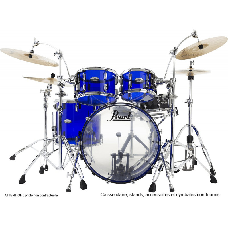 Pearl CRB524PC-742 - Batterie crystal beat 4f rock 22'' blue sapphire