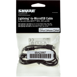 Shure AMV-LTG15 - Câble micro usb - lightning 38 cm