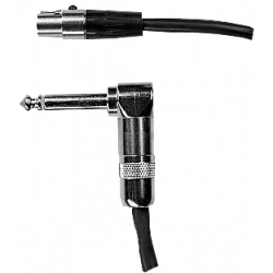 Shure WA304 - Câble tqg-jack coudé 6,35mm - 60 cm