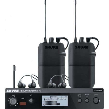 Shure P3TER112TW-H20 - Twinpack psm300 bande h20