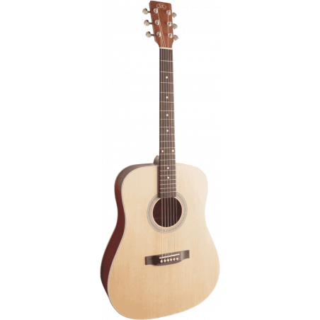 SX SD204 – Guitare acoustique – dreadnought 4/4 naturel