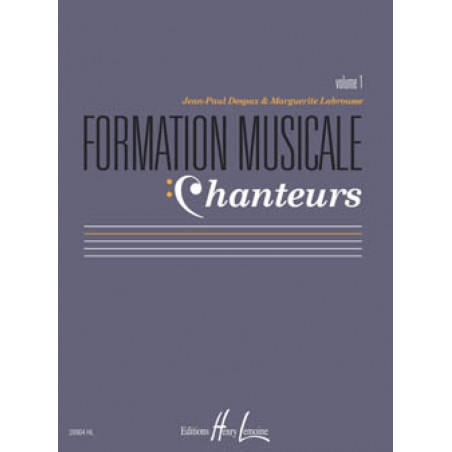 Formation musicale chanteurs Vol.1 - Jean-Paul Despax, Marguerite Labrousse