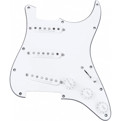 Seymour Duncan STK-PG-W - Plaque complete stk classic, blanche