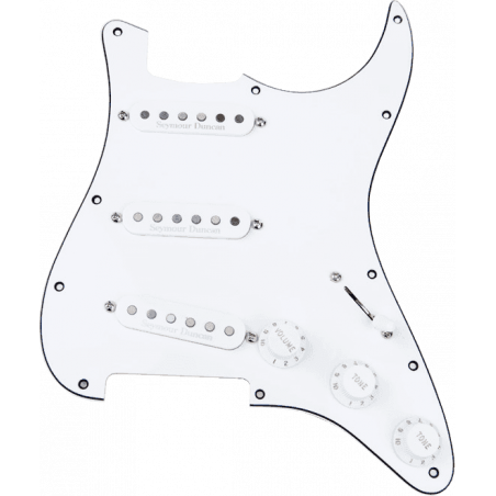 Seymour Duncan STK-PG-W - Plaque complete stk classic, blanche