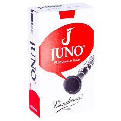 Vandoren JCR012 - Boîte de 10 anches Juno clarinette Sib - Force 2