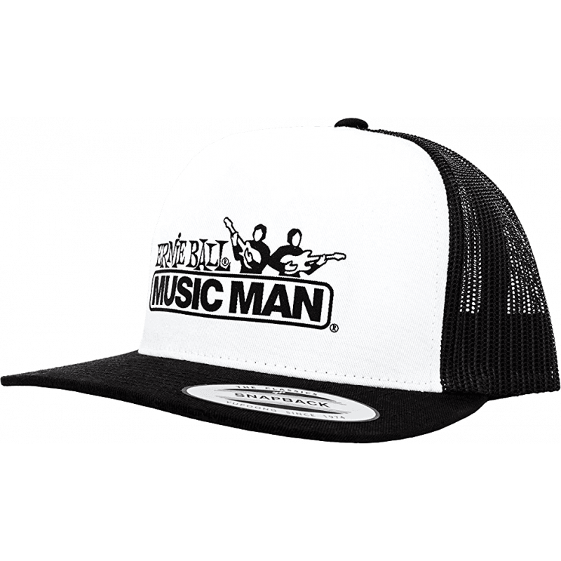 Music Man 4157 - Casquette noir - logo mm blanc