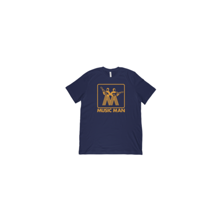 Music Man 4835 - T-shirt mm vintage logo gold - s