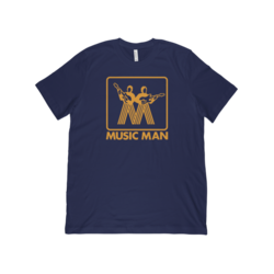 Music Man 4836 - T-shirt mm vintage logo gold - m