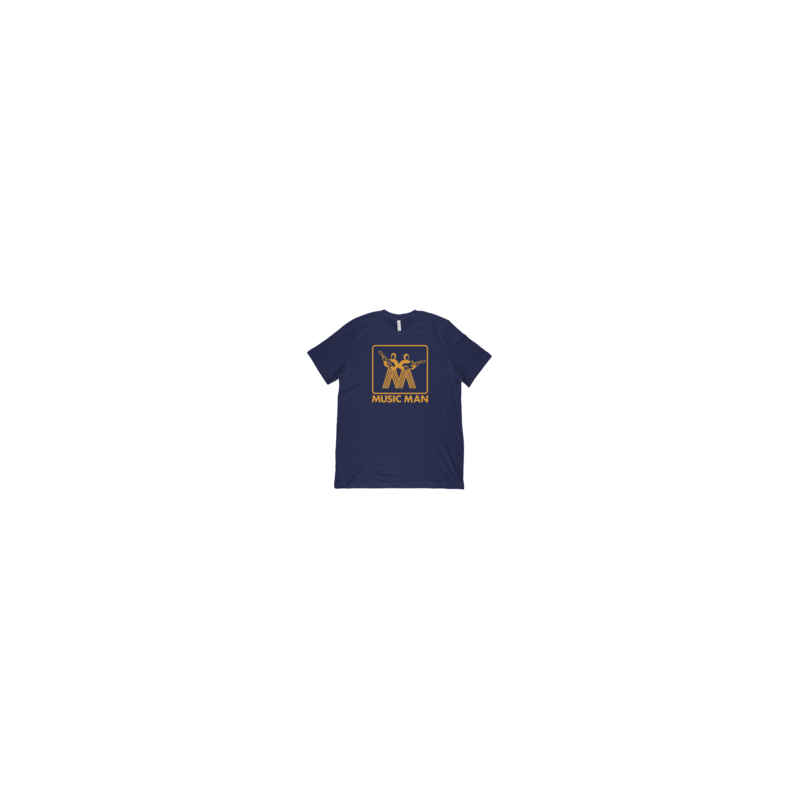 Music Man 4836 - T-shirt mm vintage logo gold - m