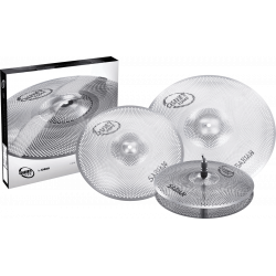 Sabian QTPC502 - Pack de cymbales quiet tone 13"-14"-18"
