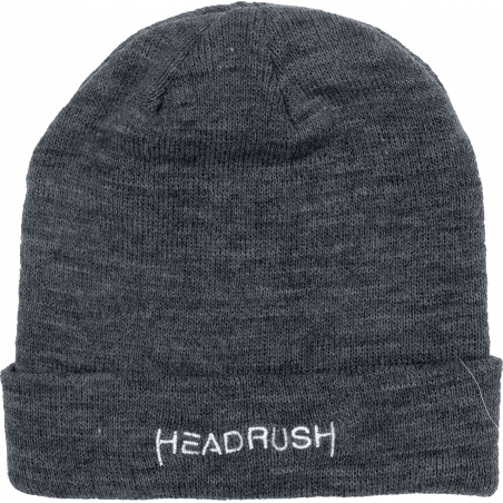 Bonnet gris Headrush 100% acrylique avec logo