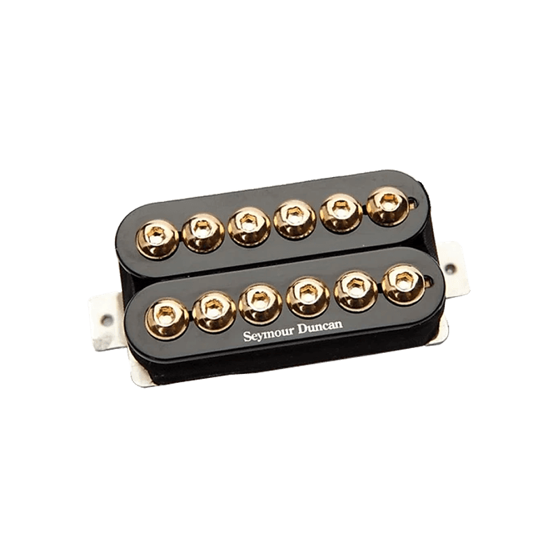 Seymour Duncan SH-8B-CC-GPP - Invader, chevalet, noir/or Seymour Duncan SH-8B-CC-GPP - Invader, chevalet, noir/or