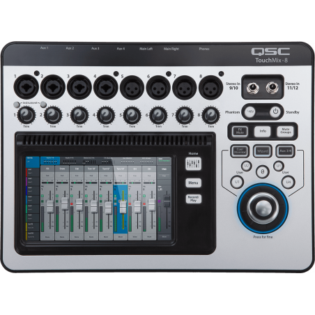 QSC Live TOUCHMIX-8 - Console mixage numérique 14 canaux