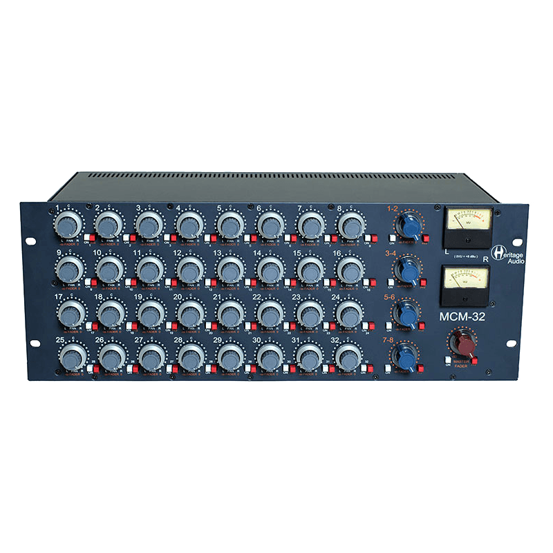 Heritage Audio MCM-32 - Mixer 32 canaux - 8 sous groupes et inserts