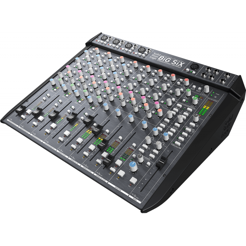 SSL BIG-SIX - Table de mixage studio 12 canaux analogiques + usb 2x 16 canaux