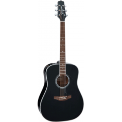 Takamine - Guitare électro acoustique limited ft341 dreadnought black gloss
