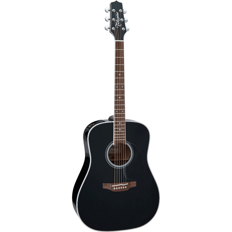 Takamine - Guitare électro acoustique limited ft341 dreadnought black gloss