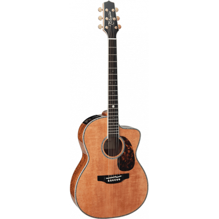 Takamine LTD2022 - Guitare électro acoustique 60th anniversary classical cutaway hawaiian koa